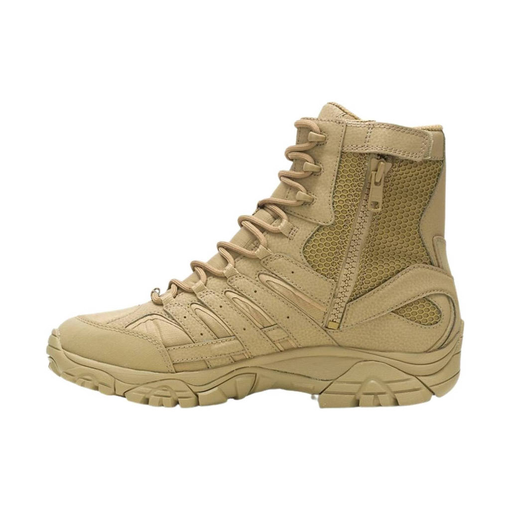 Merrell Men's Moab 2 8 Inch Tactical Waterproof Boot - Coyote - Lenny's Shoe & Apparel