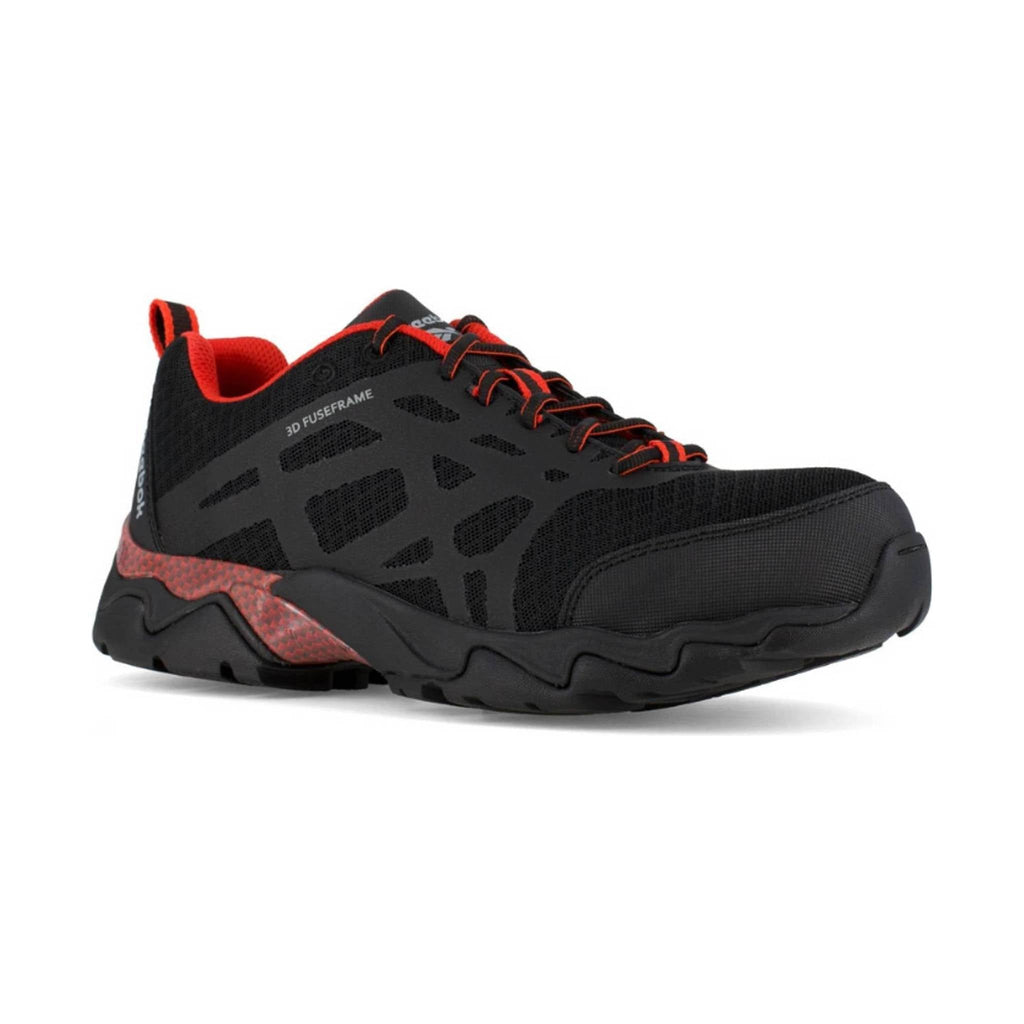 Reebok Work Men's Beamer Work Shoe - Black/Red - Lenny's Shoe & Apparel