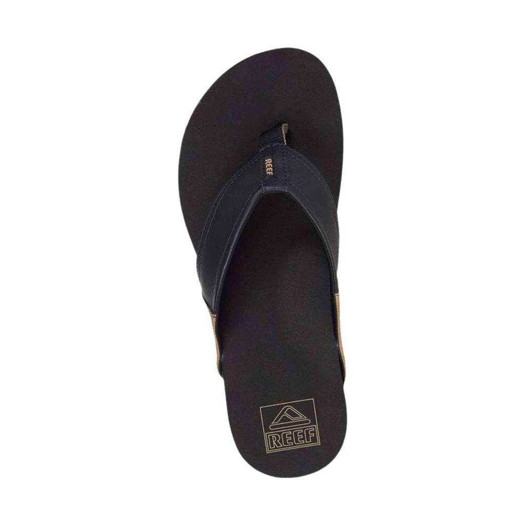 Reef Men's Newport Flip Flop - Black/Tan - Lenny's Shoe & Apparel