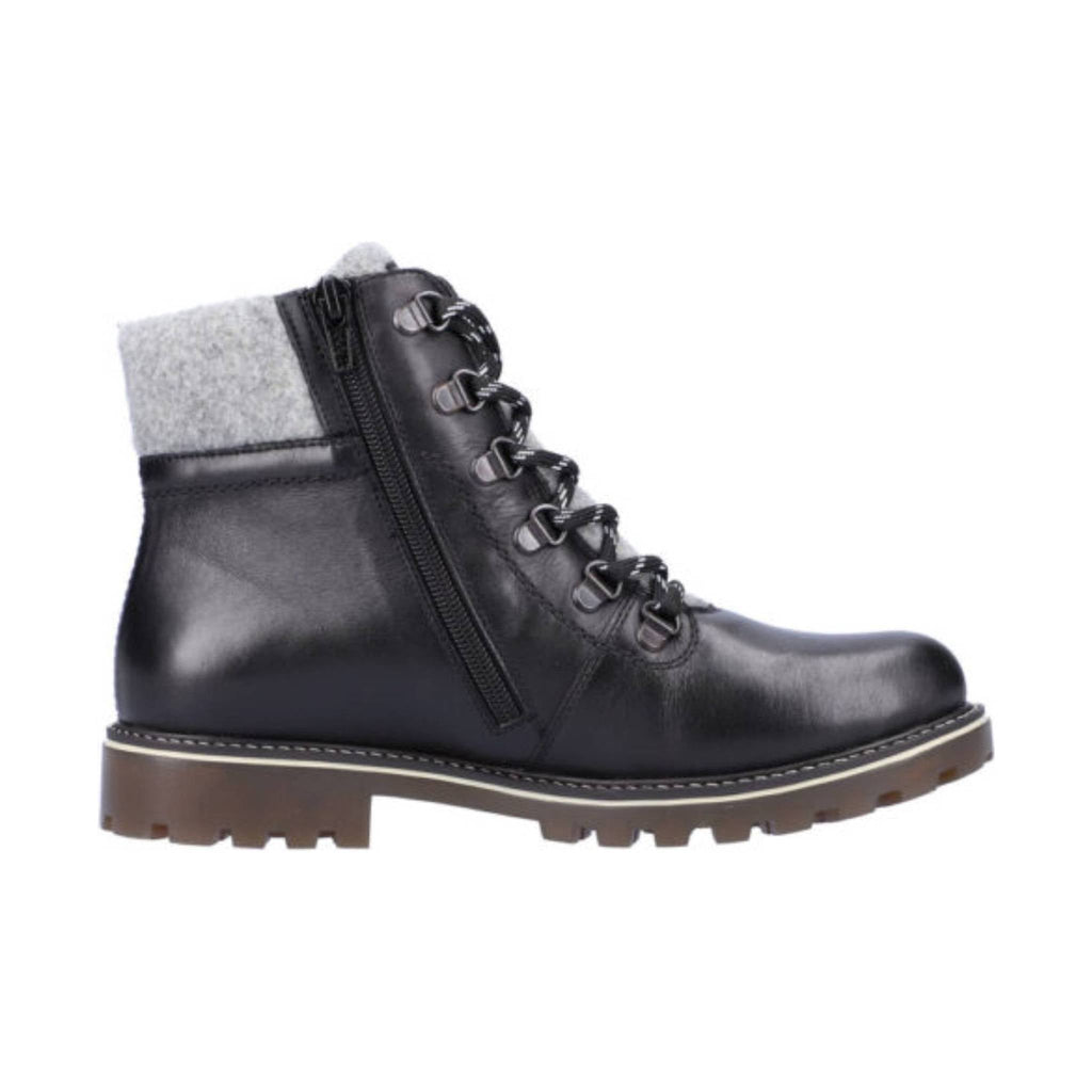 Remonte Women's Samira Boots - Schwarz/Fog/Schwarz - Lenny's Shoe & Apparel