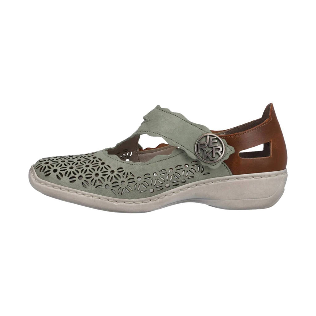 Rieker Women's Doris Sandal - Green - Lenny's Shoe & Apparel