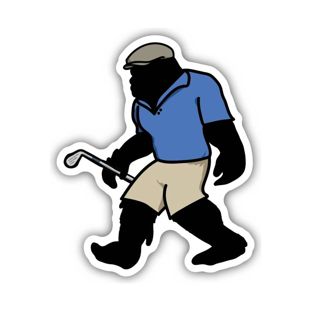 Sticker Northwest Sasquatch Golfer - Lenny's Shoe & Apparel