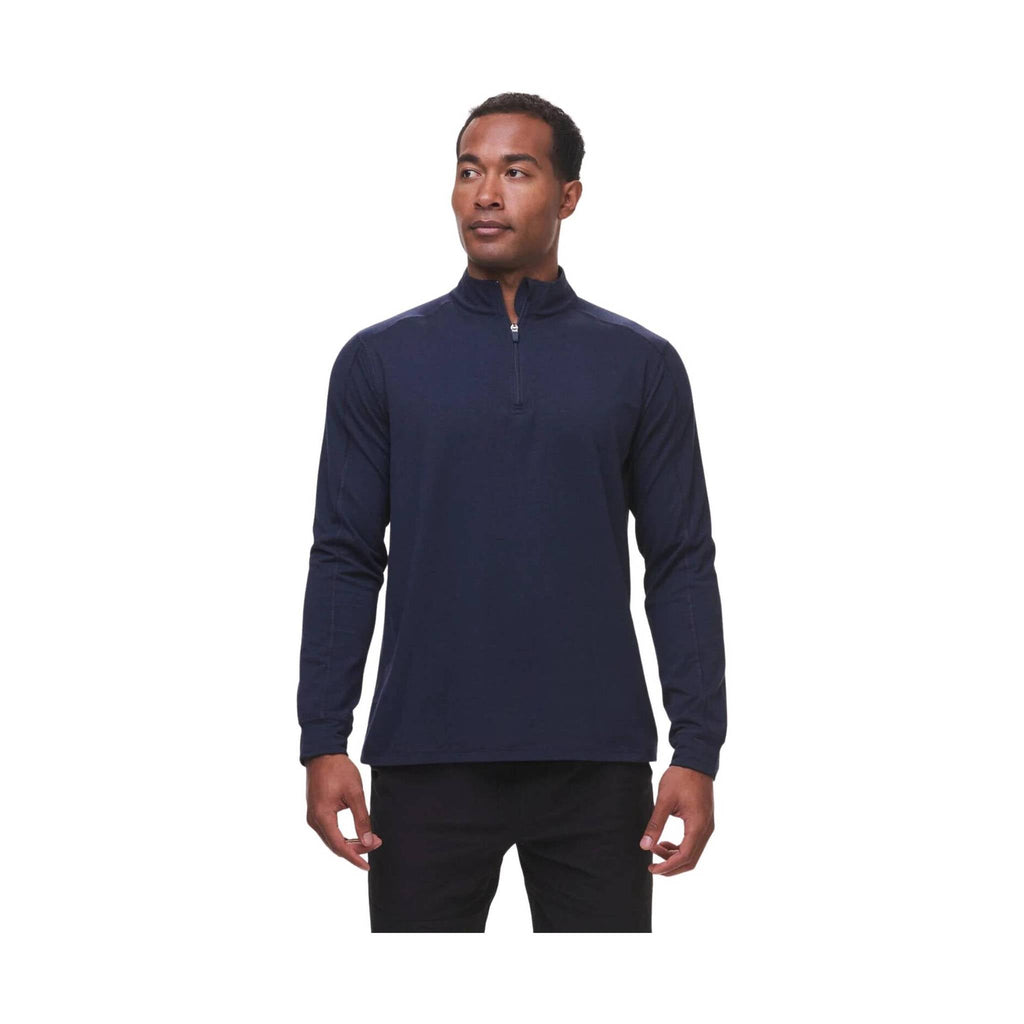 Tasc Men's Carrollton Lightweight Quarter Zip - Classic Navy - Lenny's Shoe & Apparel