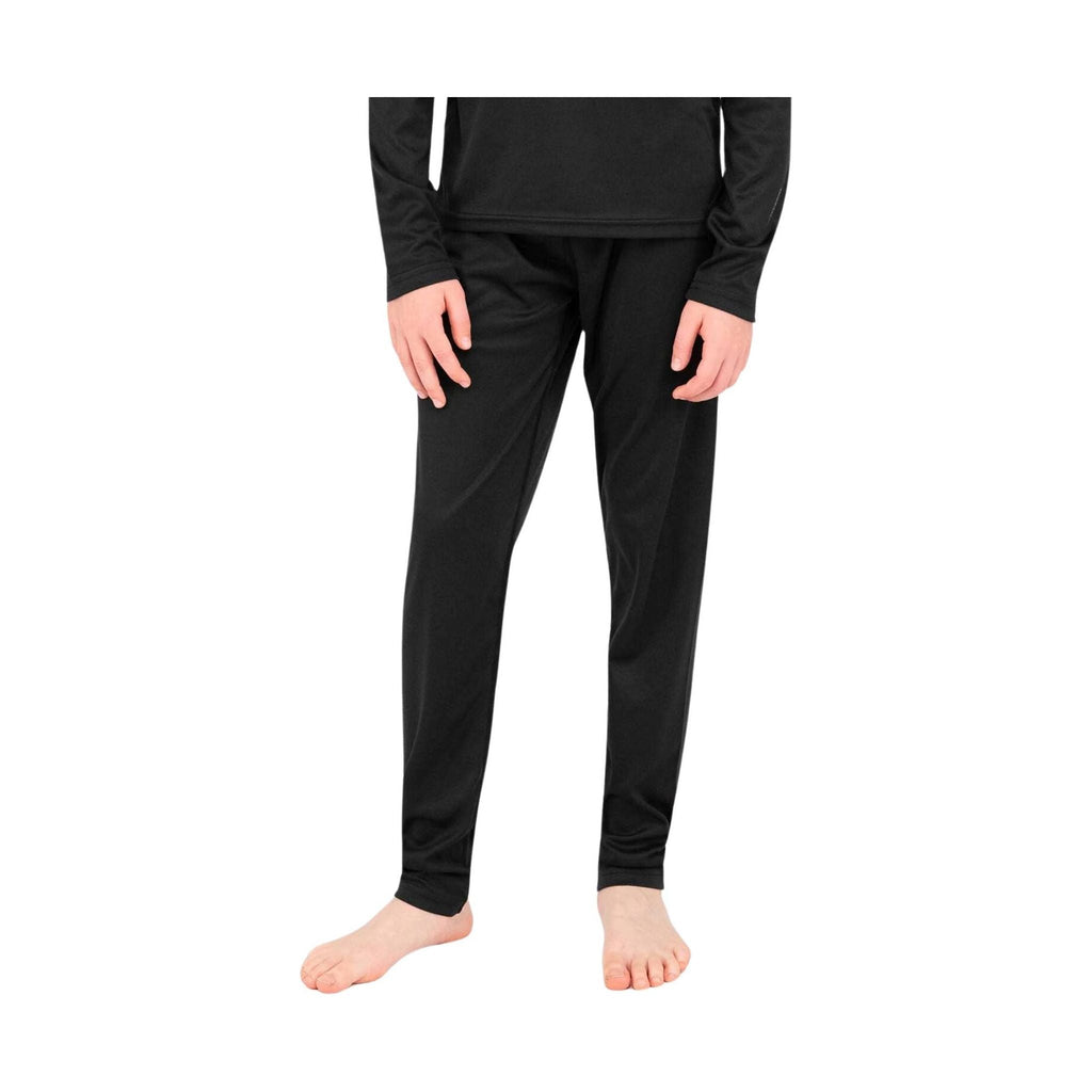 Terramar Kids' Thermapeak 2.0 Baselayer Pant - Black - Lenny's Shoe & Apparel