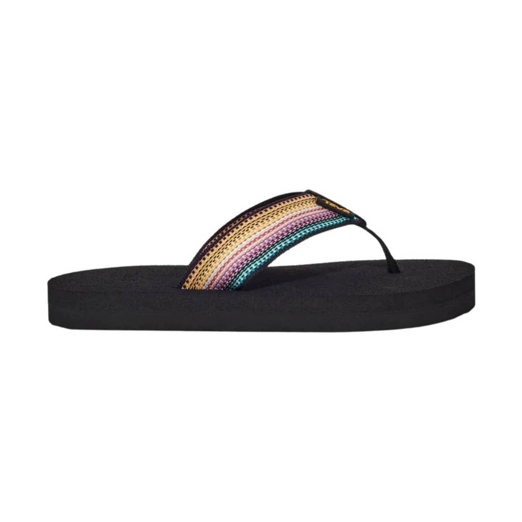 Teva Big Kids' Mush II Flip Flop - Antiguous Black Multi - Lenny's Shoe & Apparel