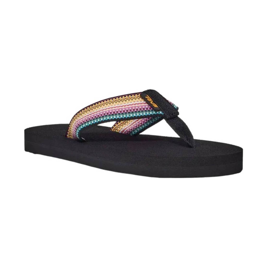 Teva Big Kids' Mush II Flip Flop - Antiguous Black Multi - Lenny's Shoe & Apparel