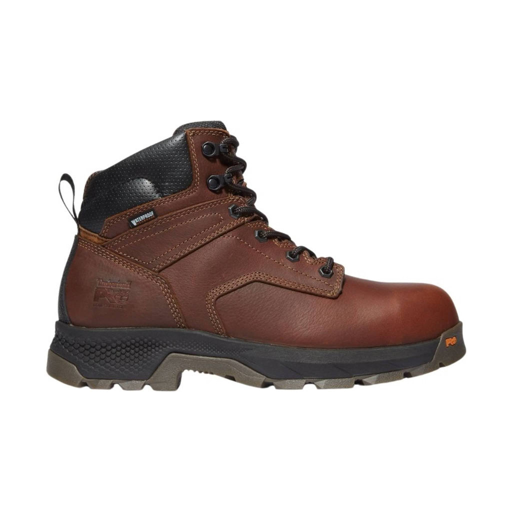 Timberland Pro Men's 6" Titan EV Composite Toe Waterproof Work Boots - Brown - Lenny's Shoe & Apparel