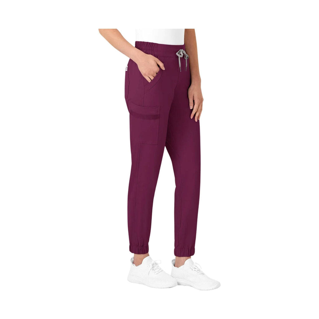 WonderWink Women's Jogger Scrub Pant - Wine - Lenny's Shoe & Apparel