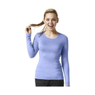 WonderWink Women's Silky Long Sleeve Tee - Ceil Blue - Lenny's Shoe & Apparel