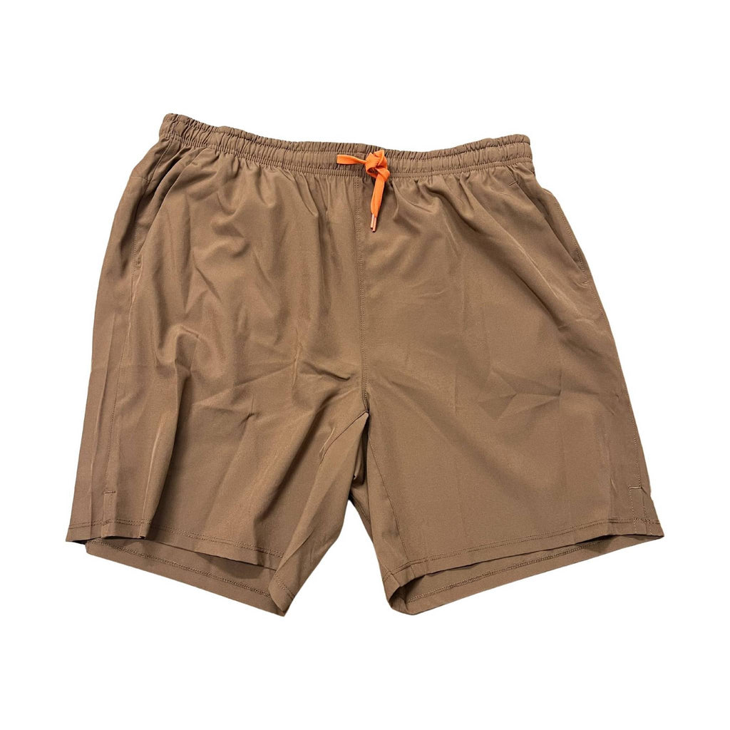 World Famous Men's Vicente Short - Dark Khaki/Orange - Lenny's Shoe & Apparel