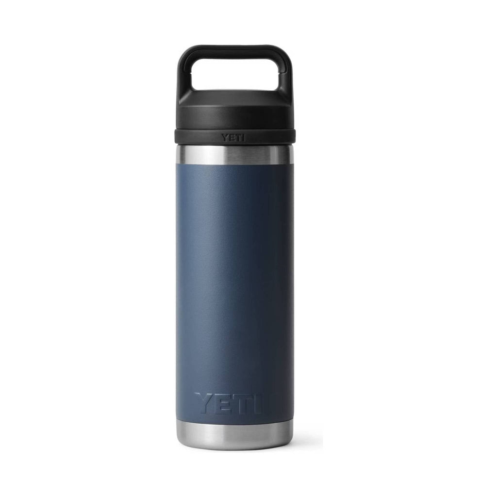 YETI Rambler 18 oz Bottle w/ Chug Cap - Navy - Lenny's Shoe & Apparel